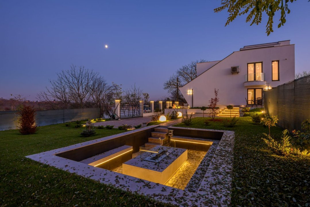 De inchiriat Vila de lux cu 3 camere- SMART HOME- BUFTEA 