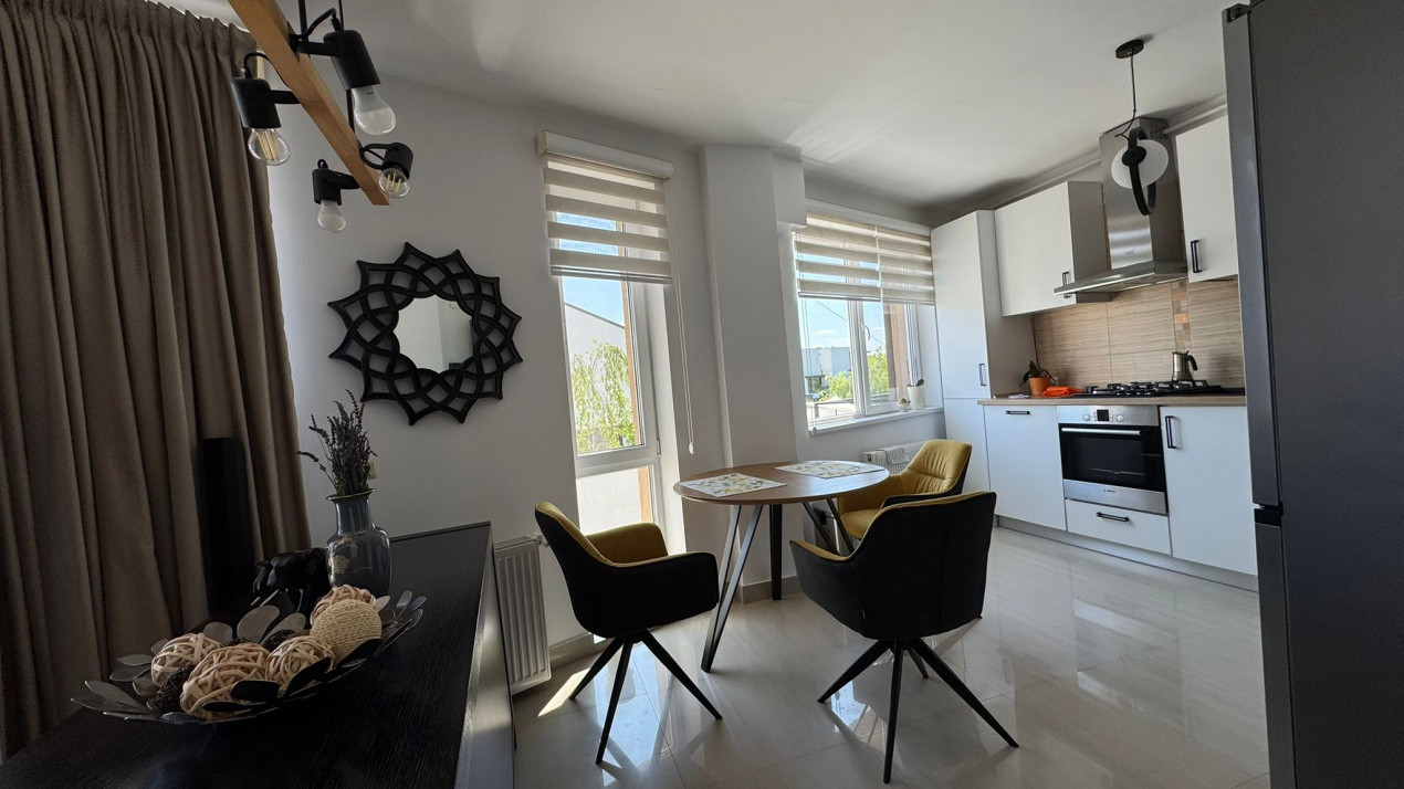 Apartament 2 camere modern, 76 mp, decomandat, la cheie, boutique, Voluntari