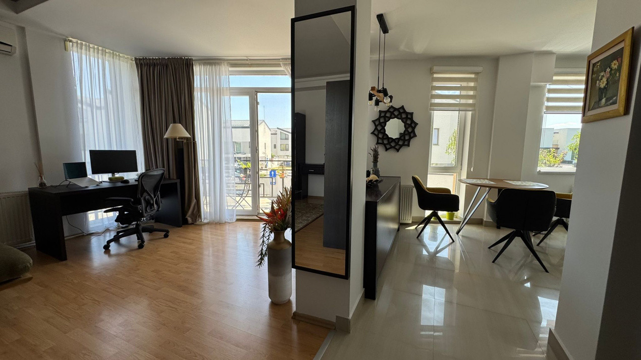 Apartament 2 camere modern, 76 mp, decomandat, la cheie, boutique, Voluntari