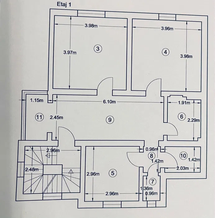 Apartament 3 camere - Spatiu pentru birouri