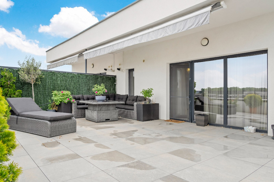 Penthouse 3 camere Superb | De Inchiriat | Tunari | 2 Locuri de Parcare | Terasa