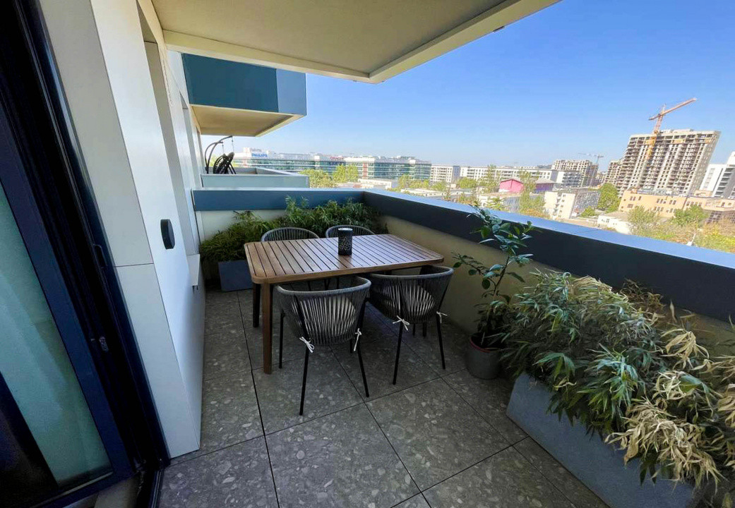 Apartament 2 camere Premium Aviatie Towers Parcare Terasa