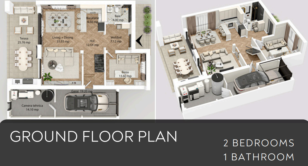 Vila exclusivista 5 camere- Smart Home- Independenta Energetic-OTOPENI