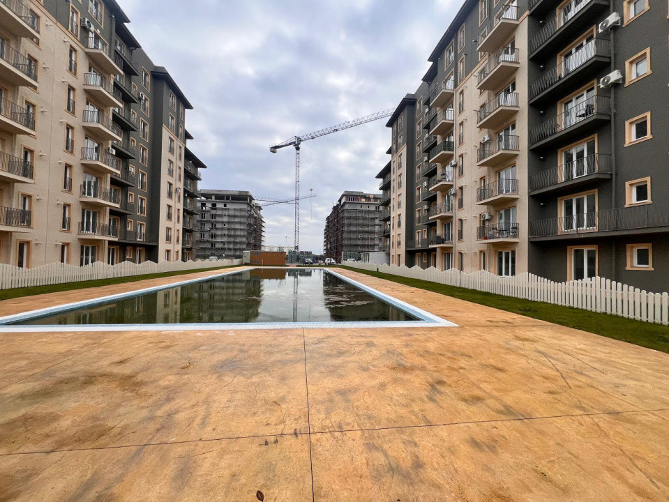 Apartament 2 camere cu gradina+loc de parcare Cosmopolis