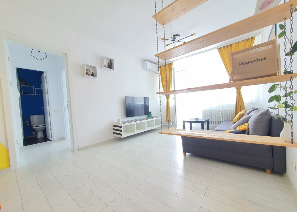 De inchiriat apartament modern 2 camere Obor | 9' Metrou
