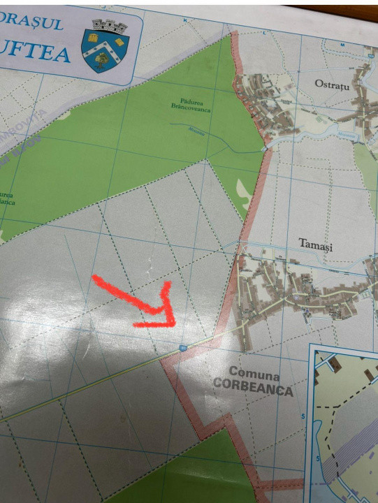 Teren Arabil 1.7 Ha – Localizare Strategică între Buftea și Corbeanca