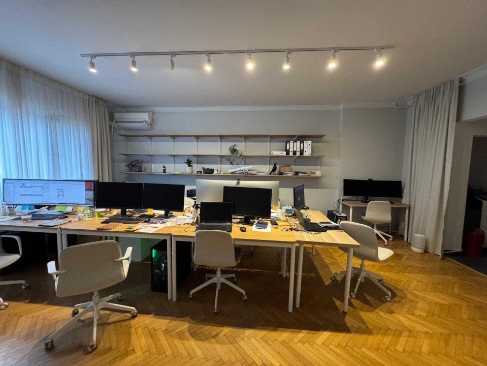 Spatiu 75 mp Floreasca – parter vila, centrala proprie