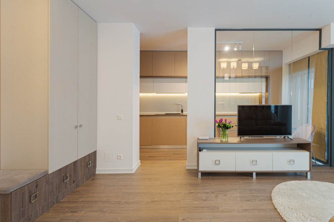 Studio 50 mp, Cloud 9 Aviatiei, parcare subterana inclusa