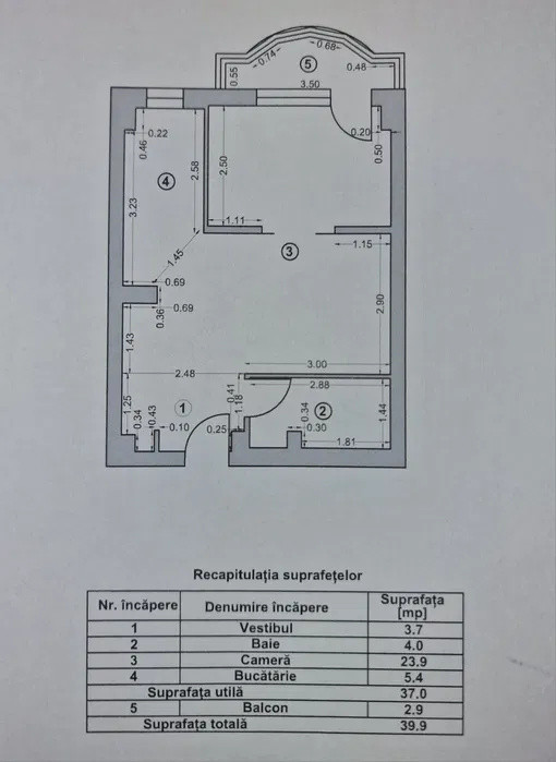 de inchiriat studio dublu in zona Tei/Facultatea de Constructii