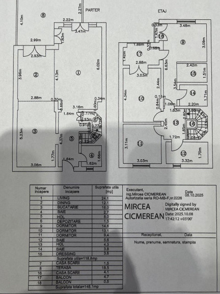 Vilă duplex P+1 în Cosmopolis | 4 parcări incluse, 3 dormitoare, curte proprie