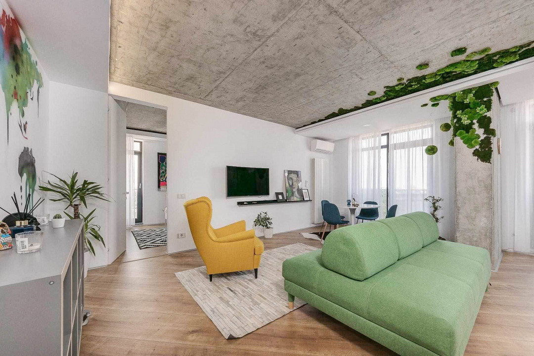 2 camere Floreasca, etaj 9, vedere Parc Verdi, parcare