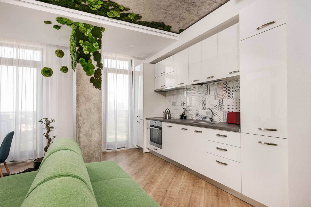 2 camere Floreasca, etaj 9, vedere Parc Verdi, parcare