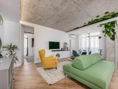 2 camere Floreasca, etaj 9, vedere Parc Verdi, parcare