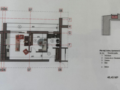 0% Apartament 2 camere, 46,5 mp, balcon 10 m, bloc nou, zona Nicolae Grigorescu