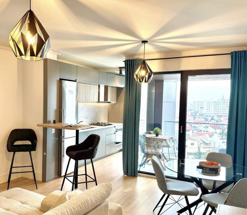 de inchiriat apartament decomandat cu 2 camere  in Barbu Vacarescu 