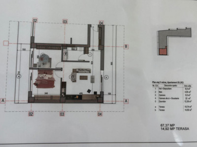 0% Apartament 3 camere, 67 mp, terasa 15 m, bloc nou, zona Nicolae Grigorescu