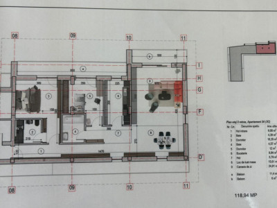 0% Apartament 3 camere, 100 mp, terasa 18 m, bloc nou, zona Nicolae Grigorescu
