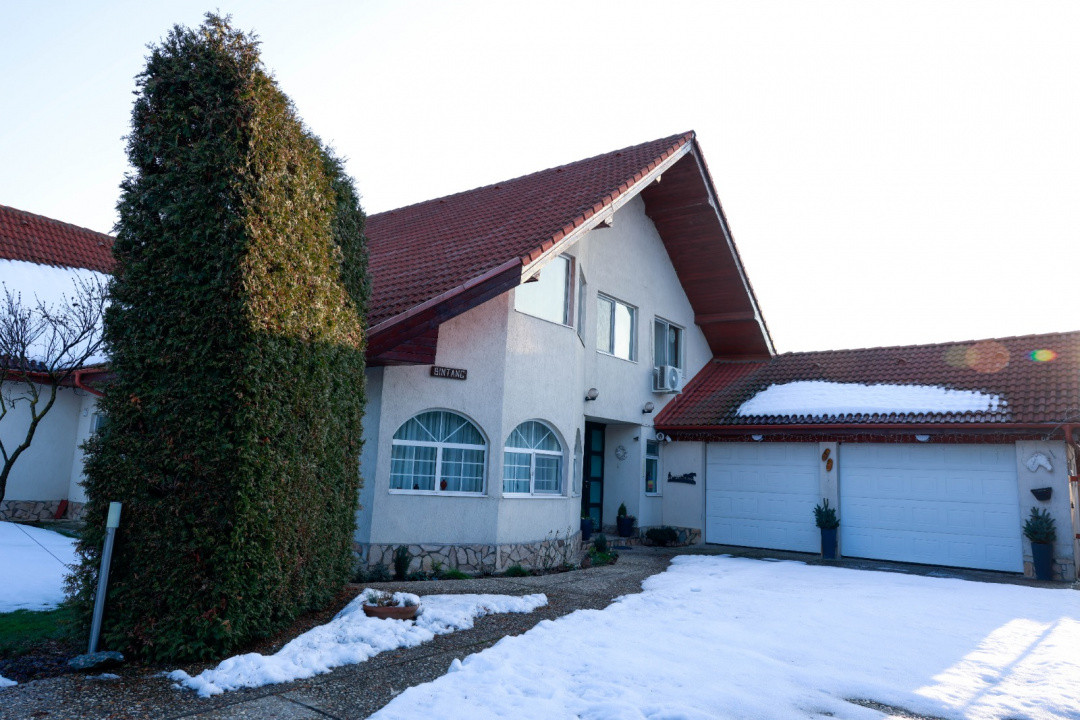 Vilă spațioasă cu piscină, saună și seră – Corbeanca