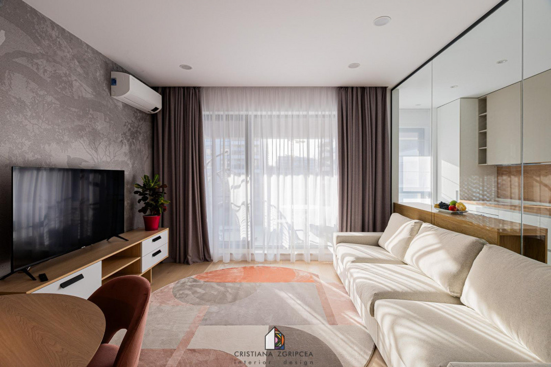 Inchiriere Apartament 2 camere Aviatiei | Parcare subterana | Balcon 11 mp