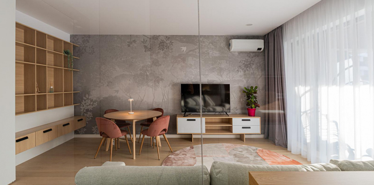 Inchiriere Apartament 2 camere Aviatiei | Parcare subterana | Balcon 11 mp