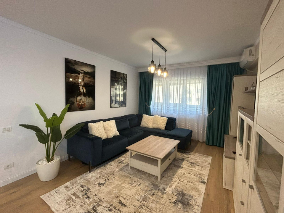 Apartament 3 camere | De inchiriat | Bucurestii Noi | Terasa 50mp | 2 Parcari
