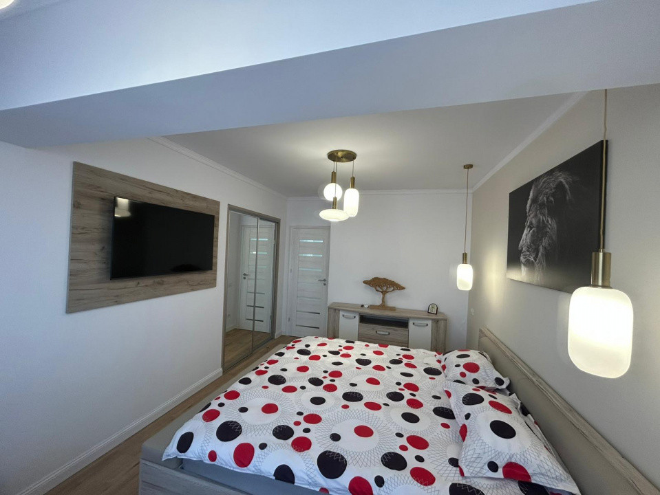 Apartament 3 camere | De inchiriat | Bucurestii Noi | Terasa 50mp | 2 Parcari