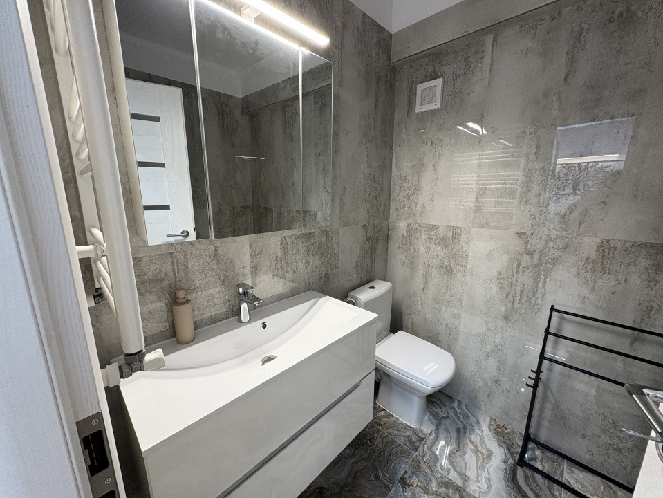 Apartament 3 camere | De inchiriat | Bucurestii Noi | Terasa 50mp | 2 Parcari