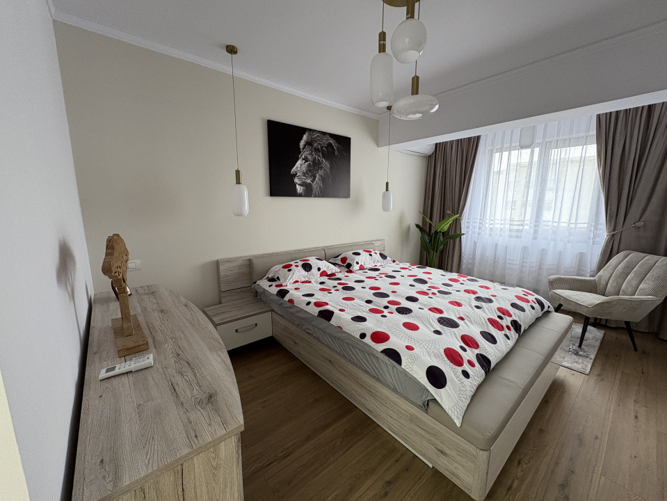 Apartament 3 camere | De inchiriat | Bucurestii Noi | Terasa 50mp | 2 Parcari