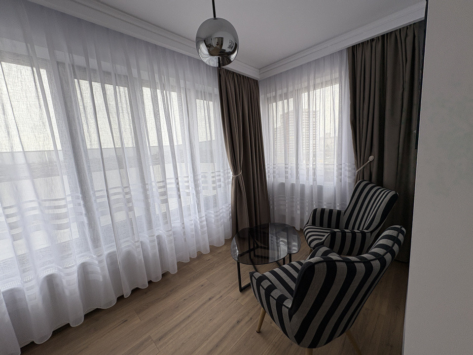 Apartament 3 camere | De inchiriat | Bucurestii Noi | Terasa 50mp | 2 Parcari