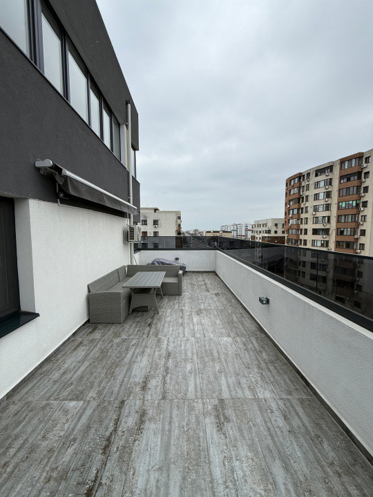 Apartament 3 camere | De inchiriat | Bucurestii Noi | Terasa 50mp | 2 Parcari