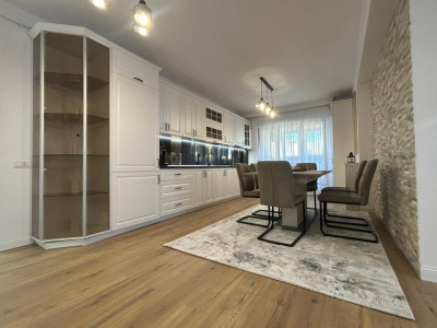 Apartament 3 camere | De inchiriat | Bucurestii Noi | Terasa 50mp | 2 Parcari