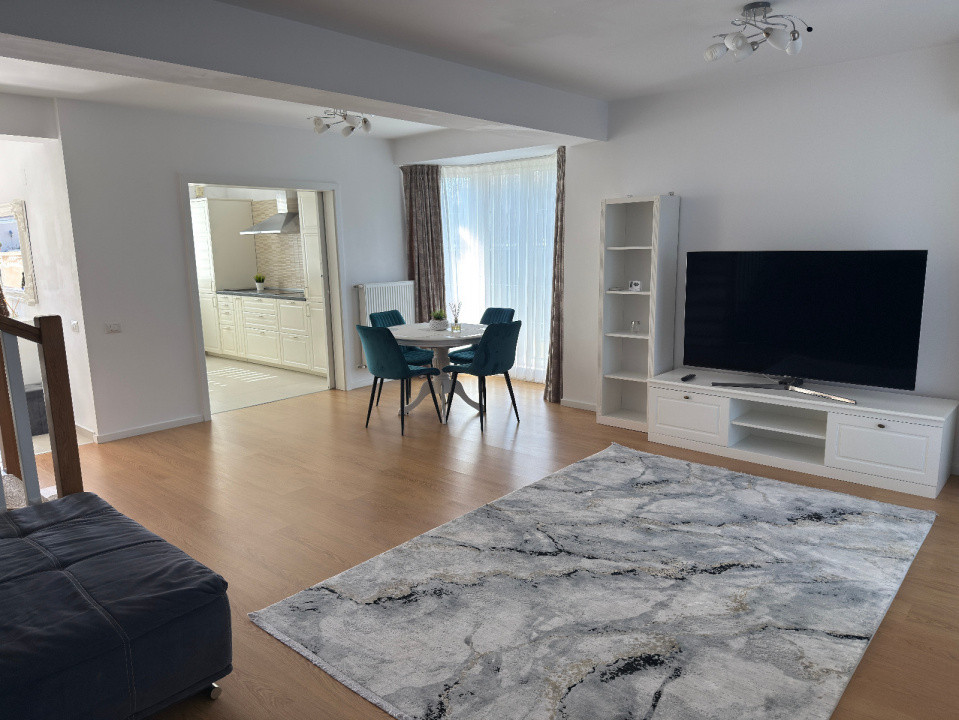 Duplex modern 4 camere | Corbeanca Park | mobilat & utilat | curte + terasă 