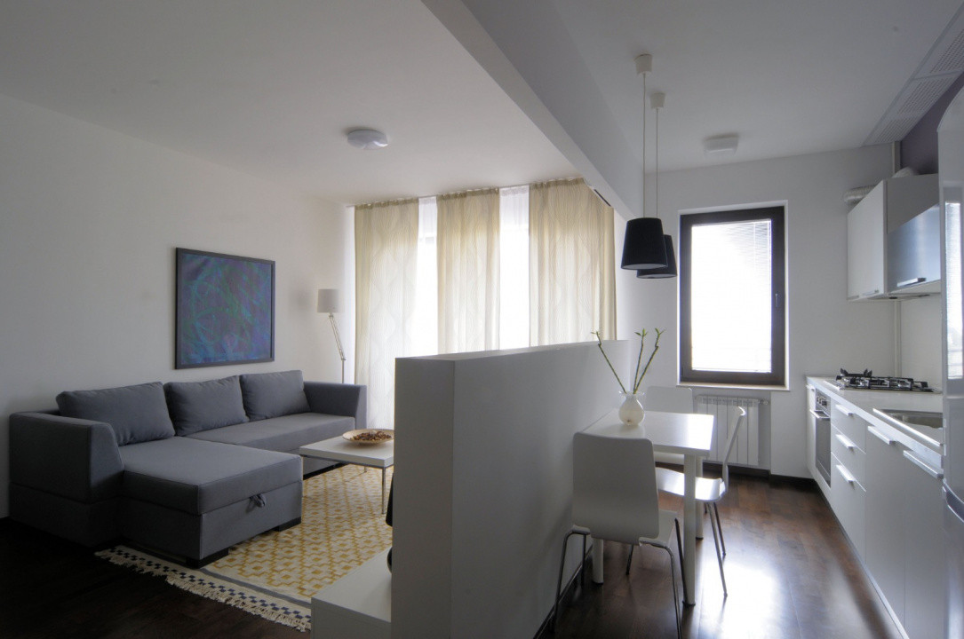 Apartament 2 camere, bucătărie semideschisă - Băneasa - Privighetorilor Residenc