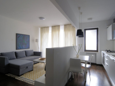 Apartament 2 camere, bucătărie semideschisă - Băneasa - Privighetorilor Residenc