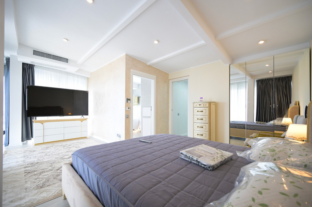 Penthouse spectaculos cu terasa, sala, sauna in interior