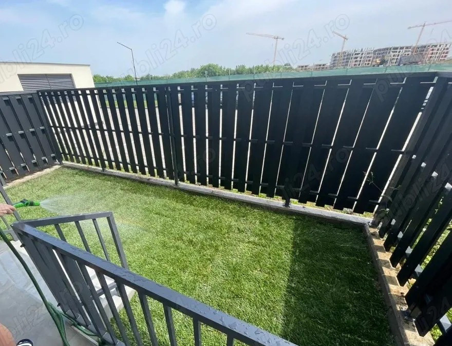 Studio Pipera cu gradina in complex cu promenada