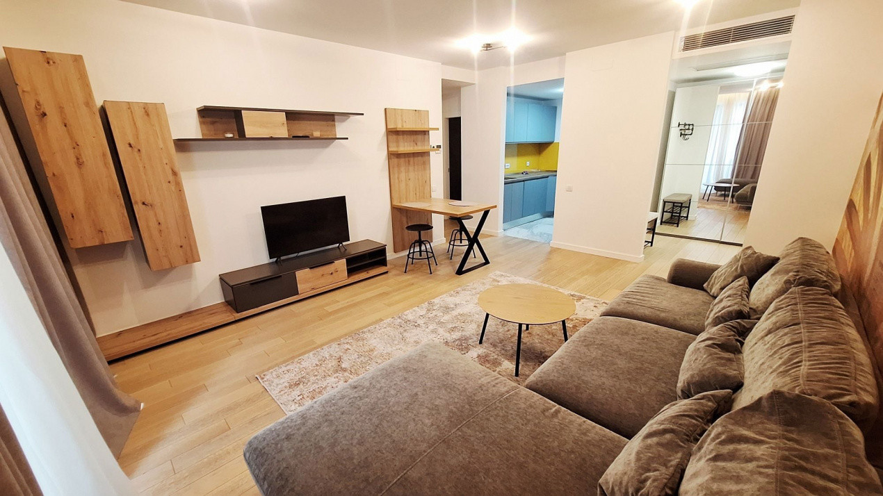 Apartament 2 camere  Pipera | 57 mp | Balcon | Parcare subterană | 1050€