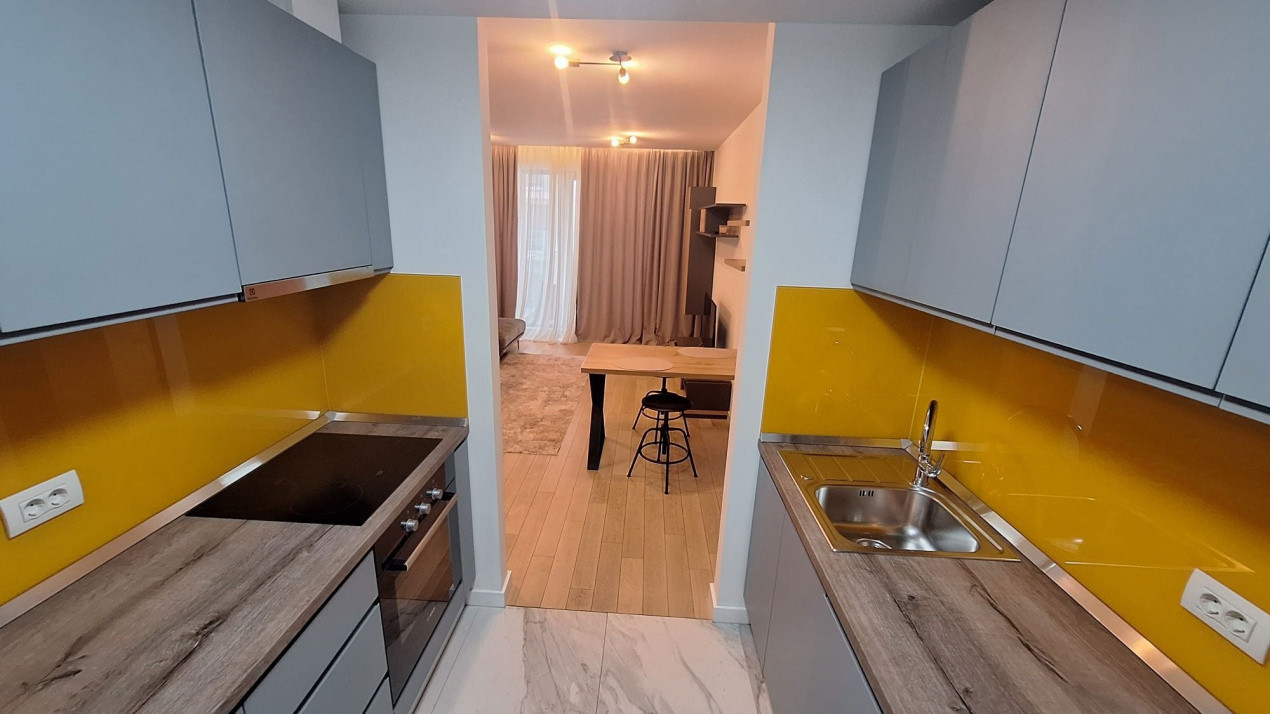 Apartament 2 camere  Pipera | 57 mp | Balcon | Parcare subterană | 1050€