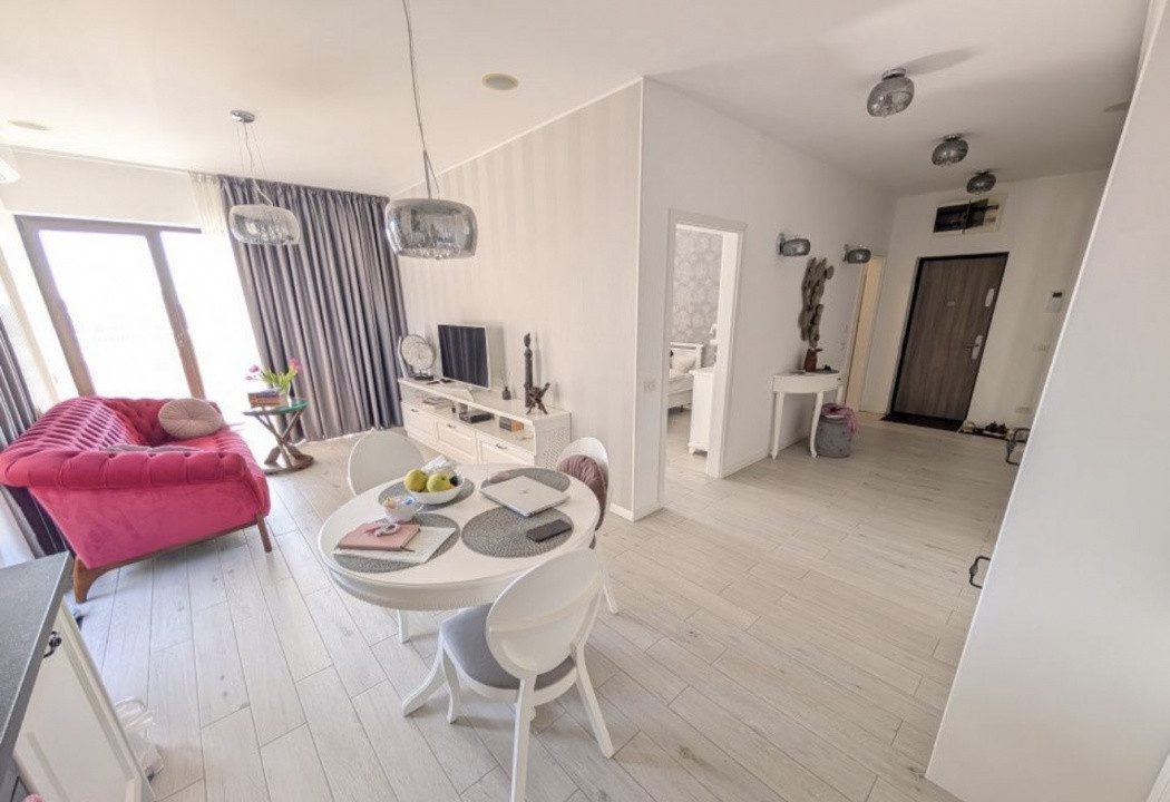 Apartament 2 camere Green Vista | mobilat complet, luminos, terasă spațioasă 