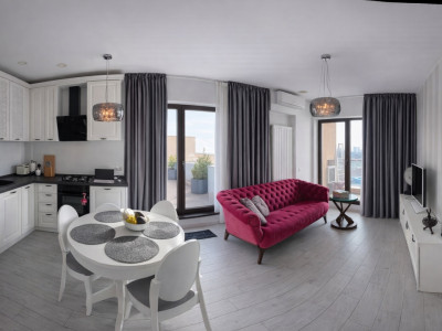 Apartament 2 camere Green Vista | mobilat complet, luminos, terasă spațioasă 