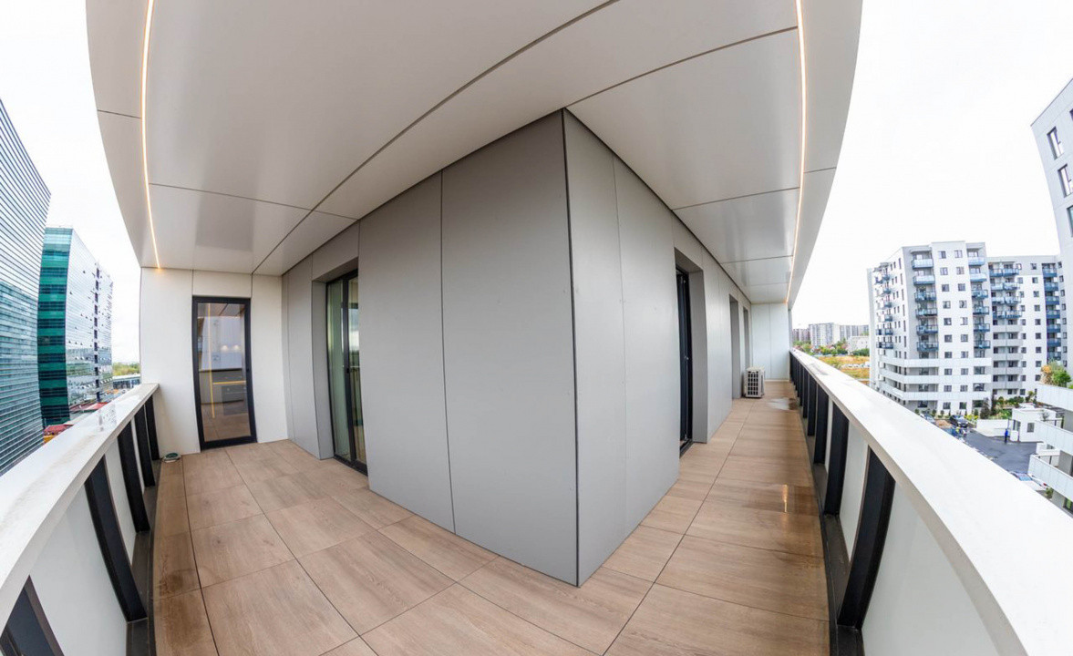 3 camere Cortina North, 104 mp, terasa 25 mp, parcare