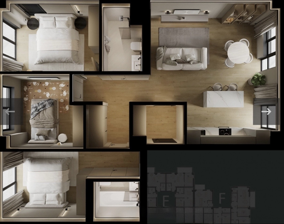 Apartament 4 camere în Pipera | Disponibile penthouse, ap cu 2,3 camere