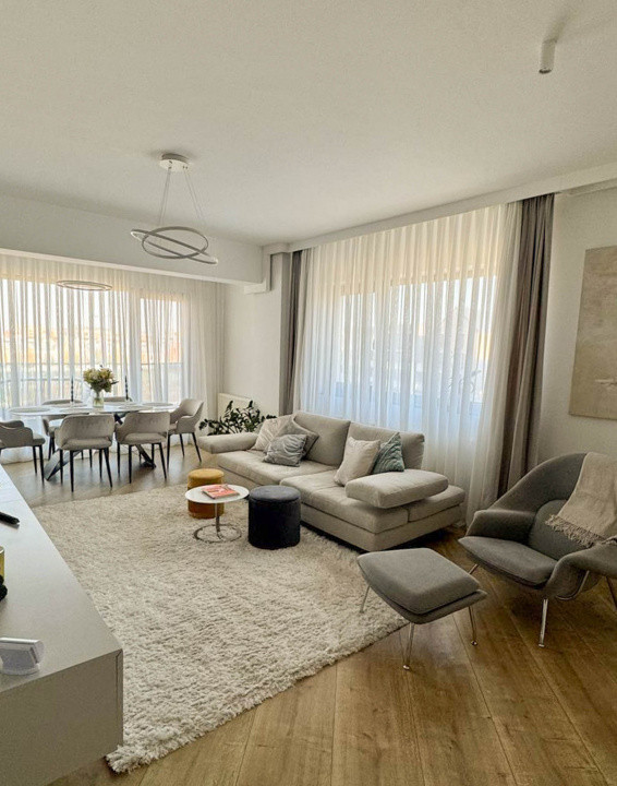 3 camere 90 mp, open space, 2 bai, Pipera