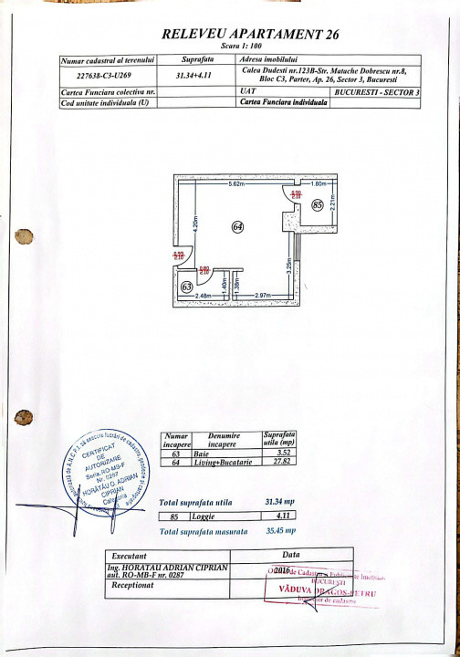 Garsoniera Rond Alba Iulia bloc nou