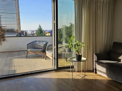 Penthouse 3 camere Pipera cu terasa