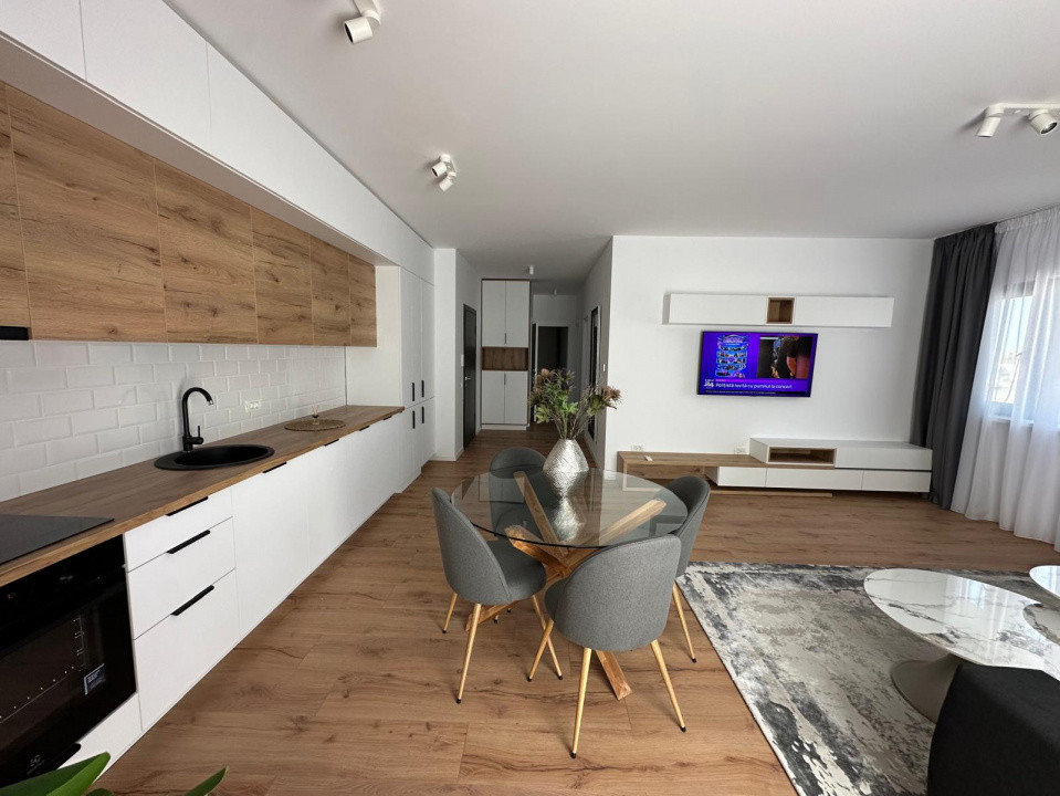 Apartament 2 camere cu terasa si gradina Parter in Tunari de inchiriat