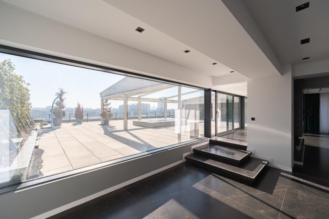 Penthouse cu vedere panoramică către Lacul Tei – Laguna Residence