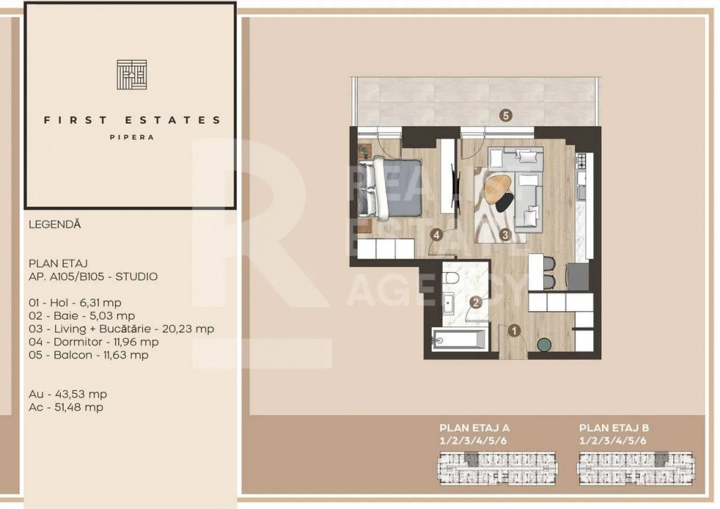 Apartament 2 camere mall Pipera Plaza