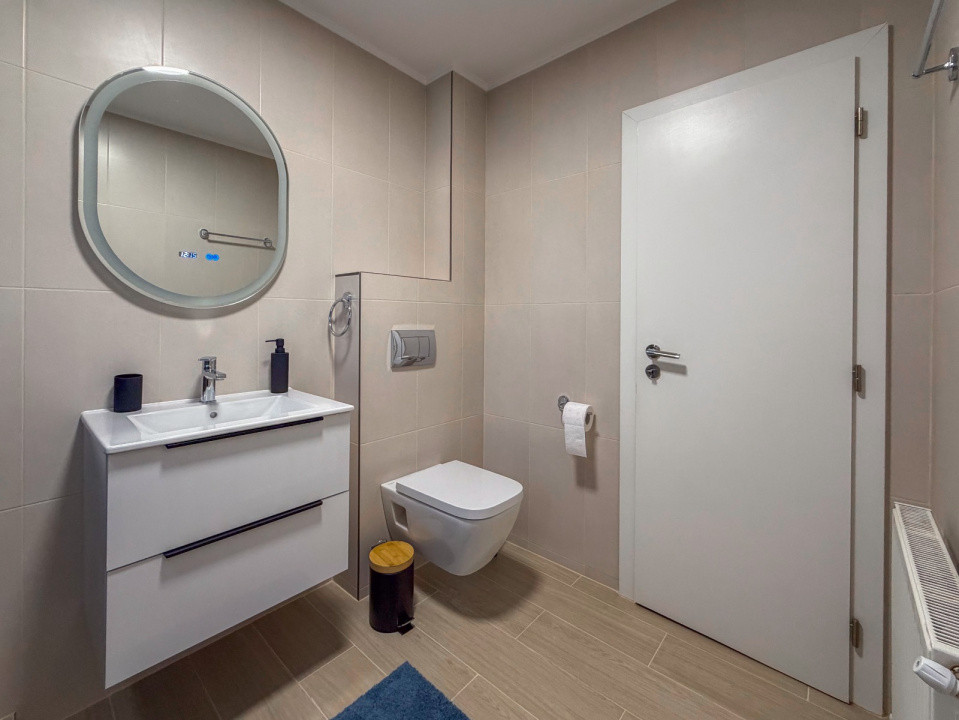 Închiriere apartament cu 2 camere în zona de nord cu parcare subterană inclusă