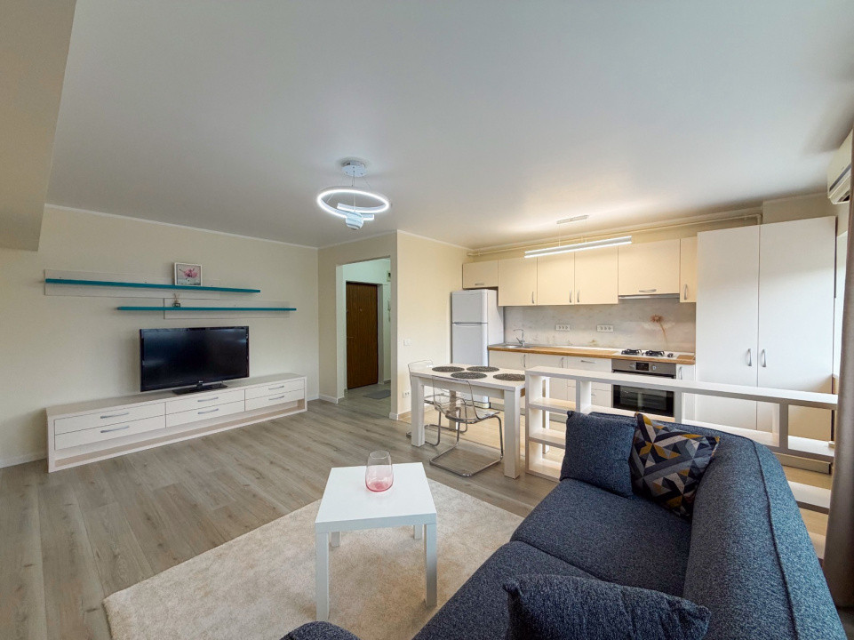 Închiriere apartament cu 2 camere în zona de nord cu parcare subterană inclusă